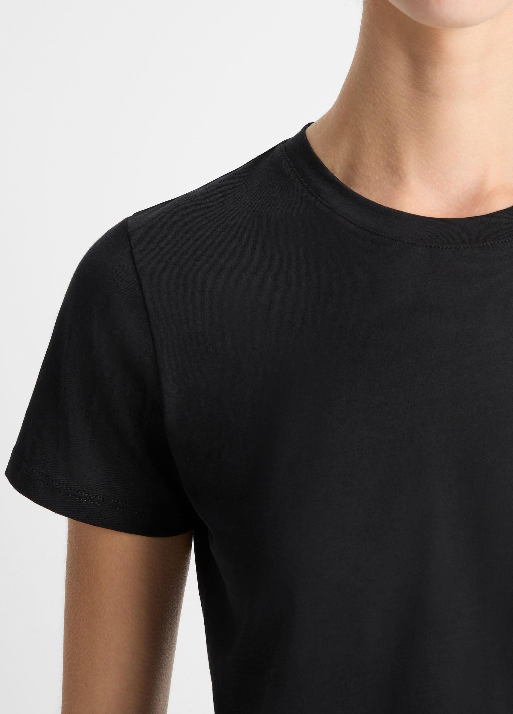Essential Pima Cotton Crew Neck T-Shirt Product Image