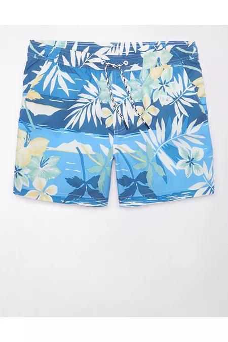 AE Printed Flex 5 Swim Trunk Mens Product Image