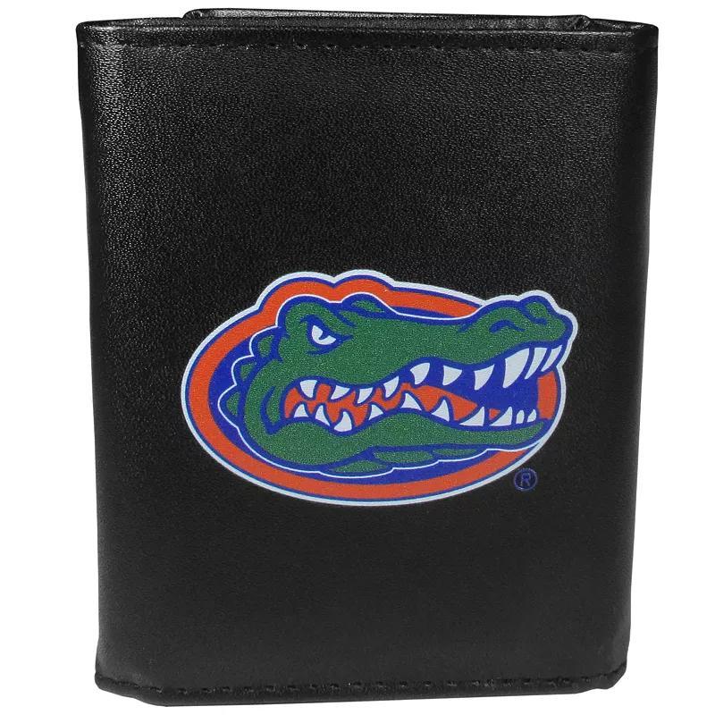 Mens Clemson Tigers Leather Tri-Fold Wallet Product Image