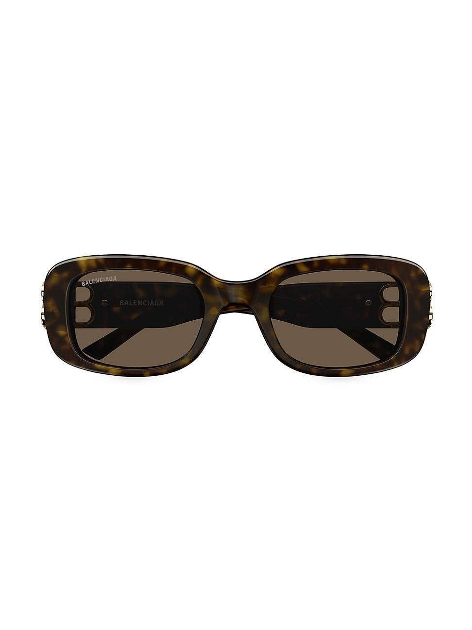 Womens 49MM Rectangle Sunglasses Product Image