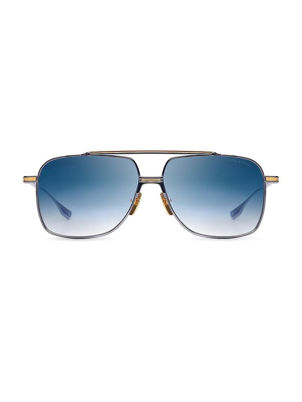 Mens Alkamx 61MM Aviator Sunglasses Product Image