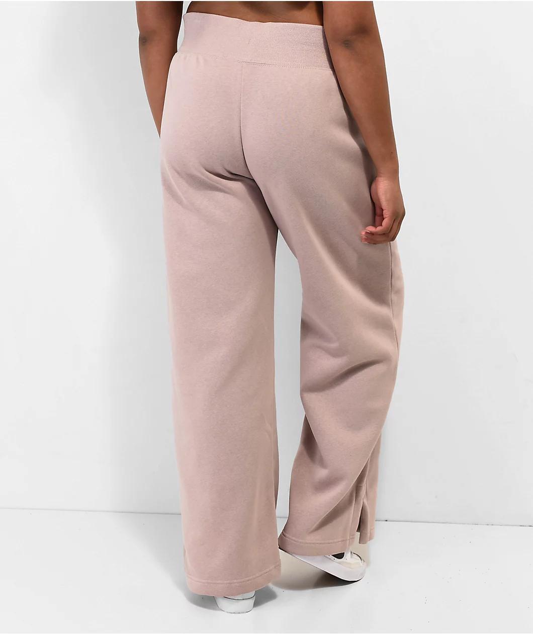 Nike Sportswear Phoenix Taupe High Rise Sweatpants Product Image