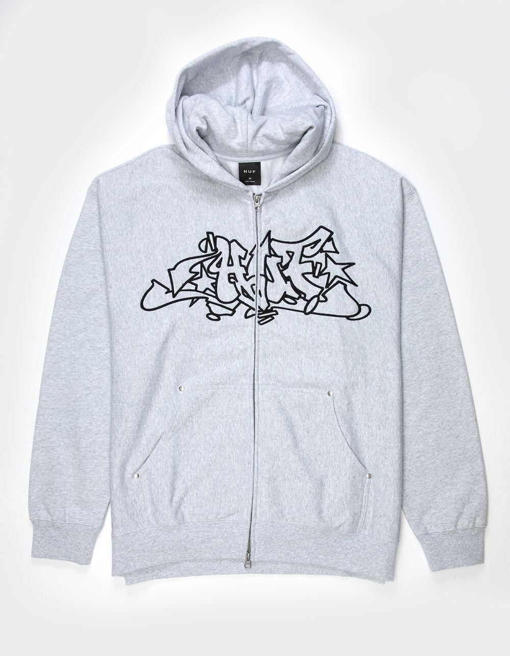 HUF Outlines Mens Zip-Up Hoodie Product Image