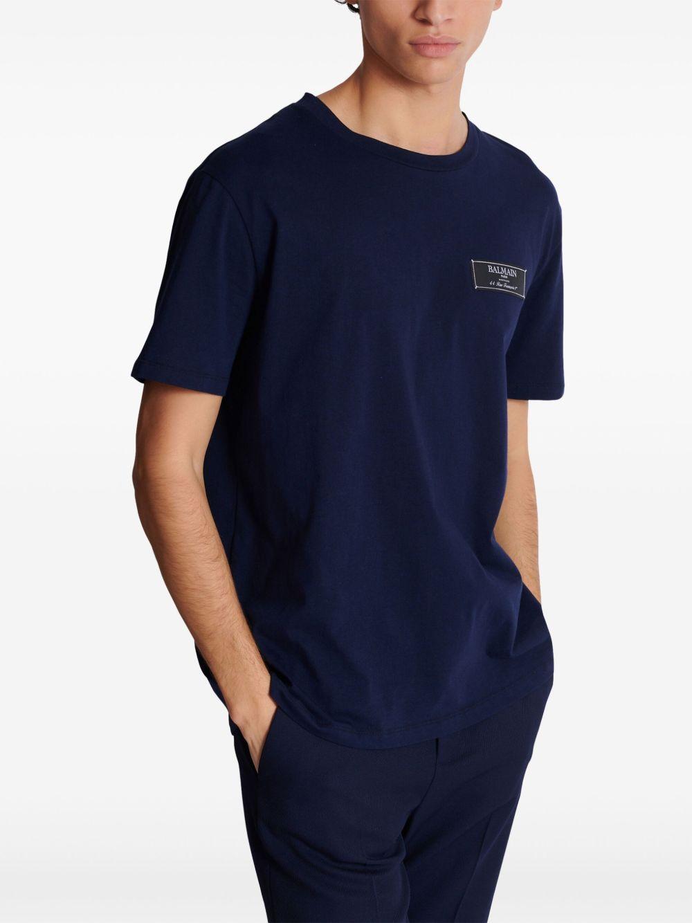 logo-tag cotton T-shirt Product Image