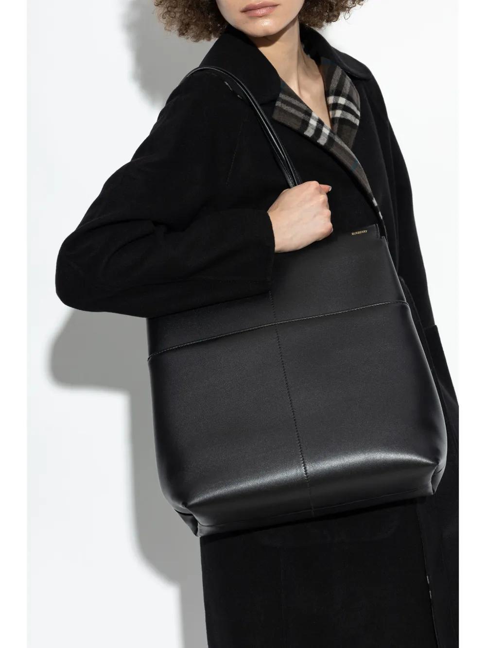 BURBERRY Snip Tote Bag In Black Product Image