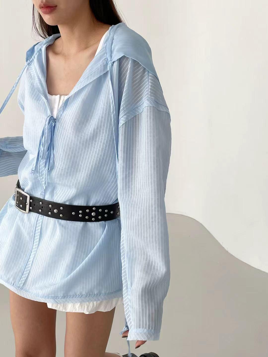 Hooded Blouse Product Image