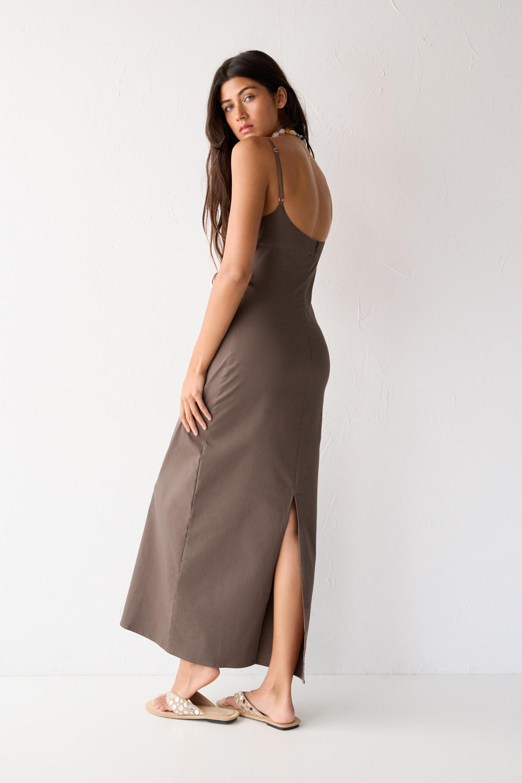 Strappy midi dress Product Image