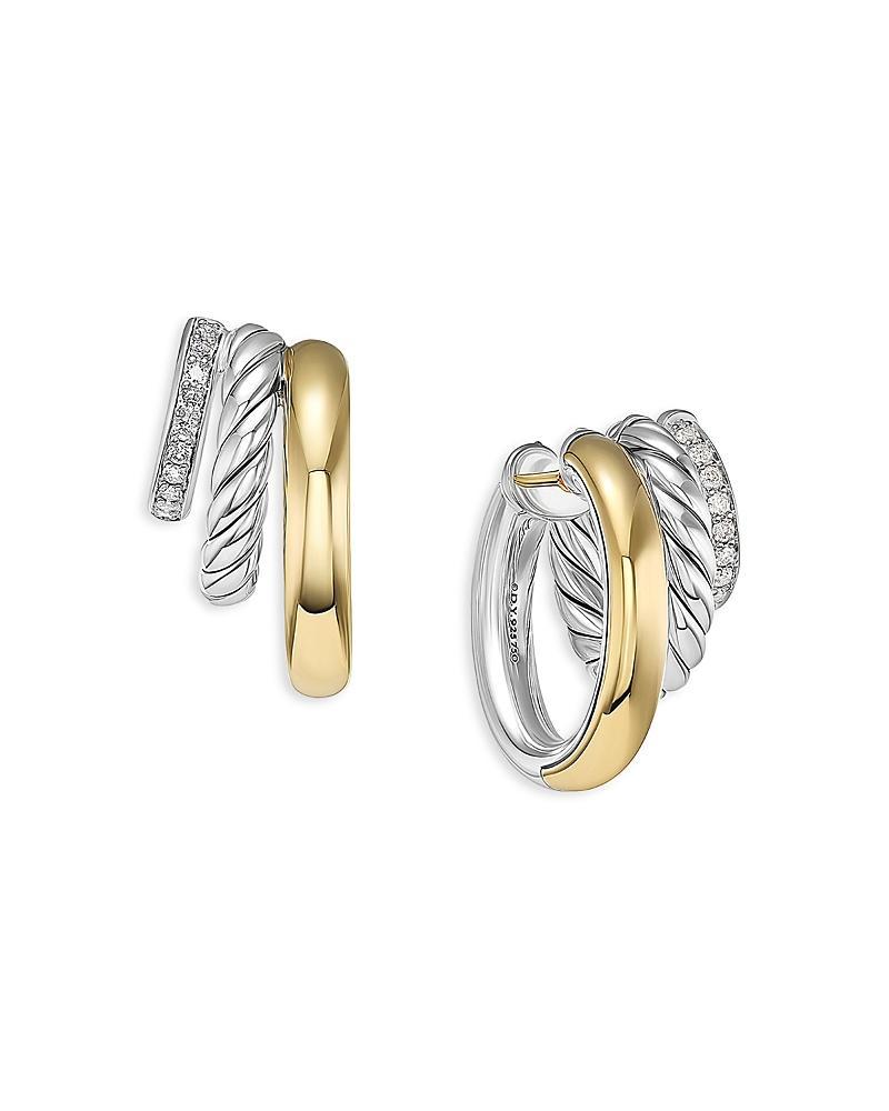 Womens DY Mercer Multi Hoop Earrings In Sterling Silver Product Image