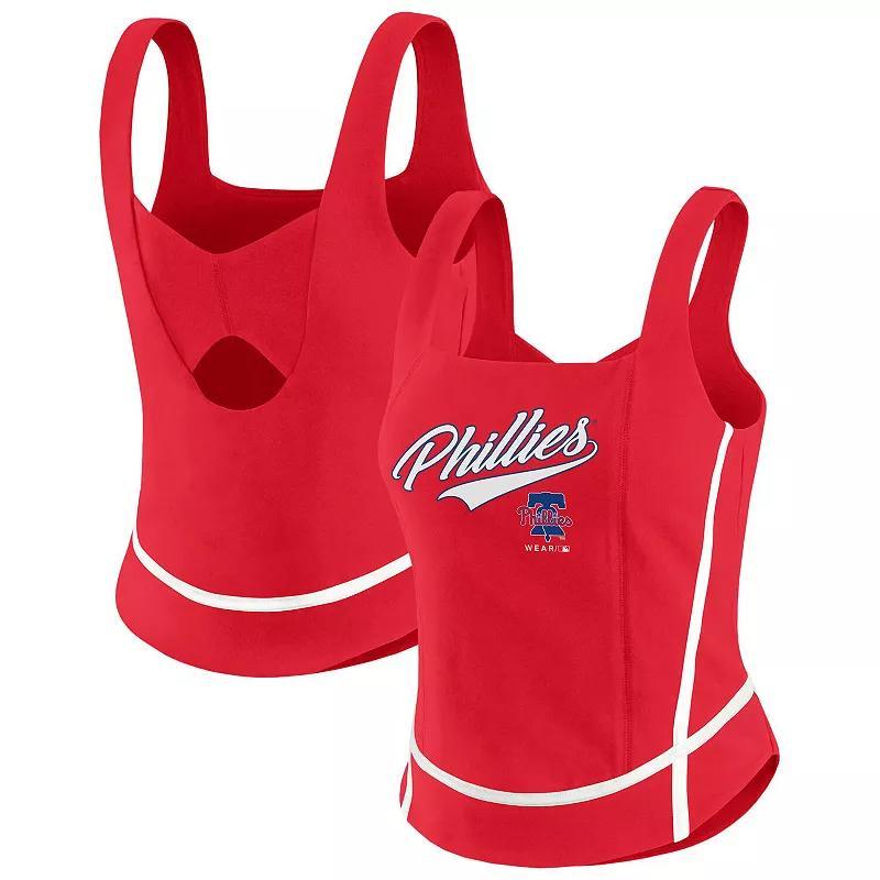 Women's WEAR by Erin Andrews Black Cincinnati Bengals Square Neck Tank Top,  Product Image