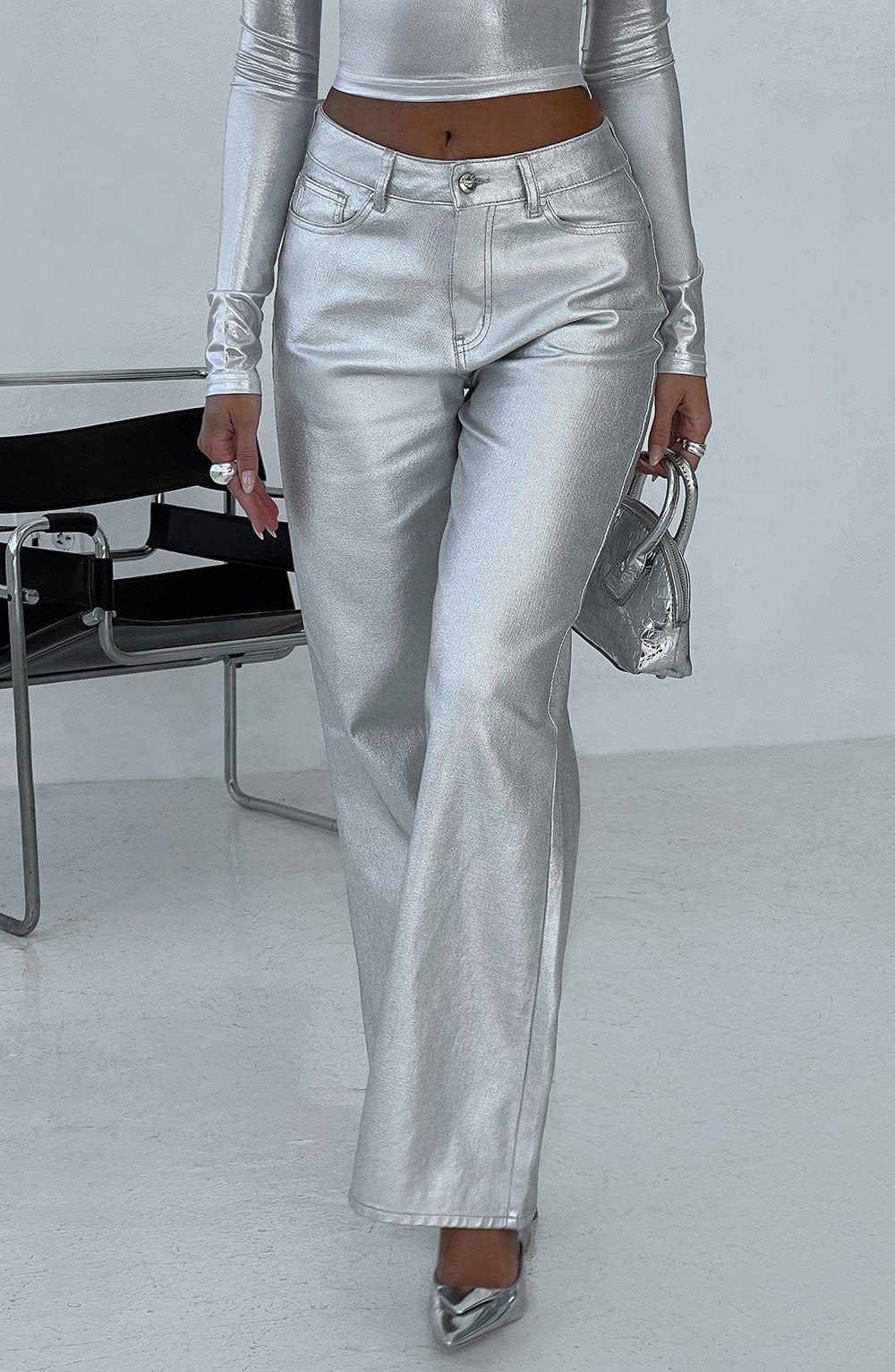 Cassidy Pant - Silver Product Image
