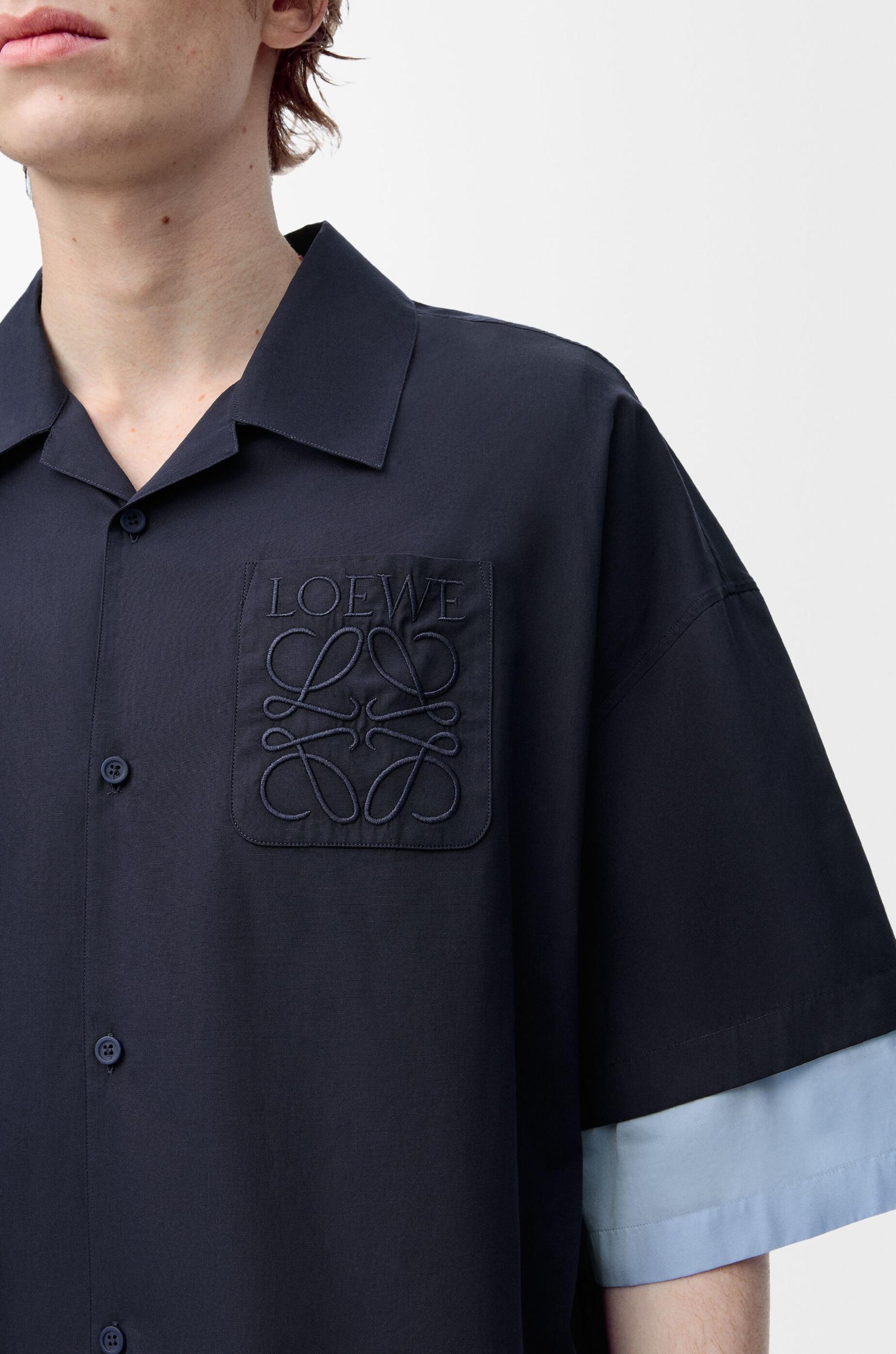 Short sleeve shirt in cotton Product Image