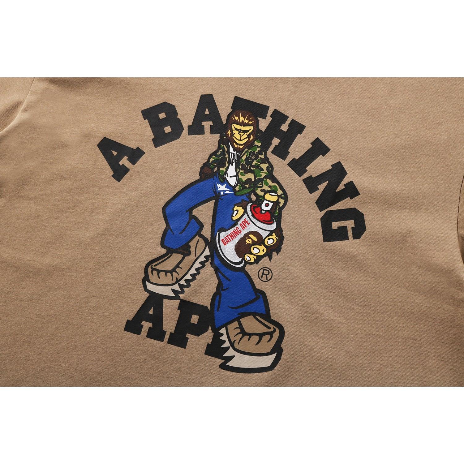 GRAFFITI CHARACTER COLLEGE RELAXED FIT TEE MENS Male Product Image