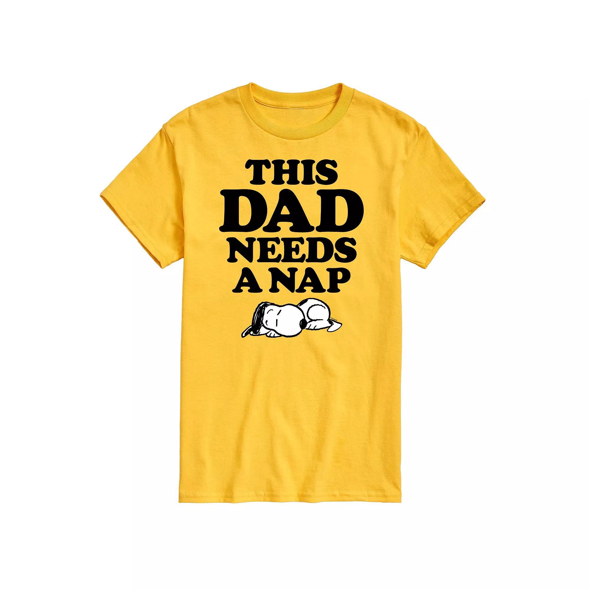 Men's Peanuts This Dad Needs A Nap Graphic Tee,  Product Image