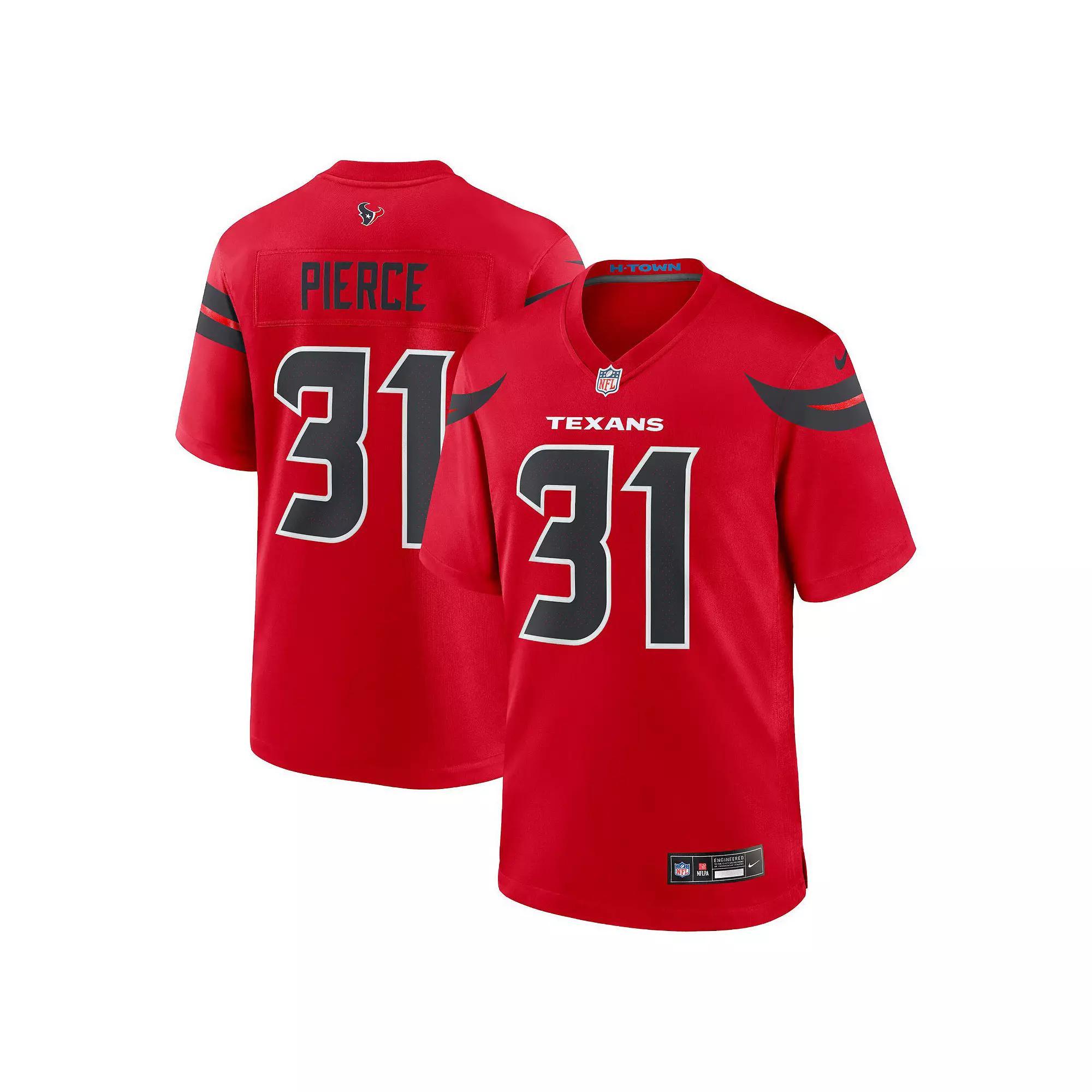 Men's Nike Dameon Pierce Red Houston Texans Alternate Game Jersey,  Product Image