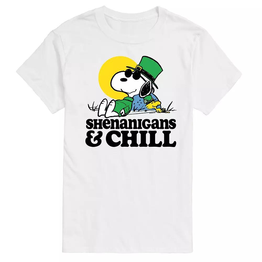 Big & Tall Peanuts Snoopy Shenanigans & Chill Graphic Tee, Men's,  Product Image