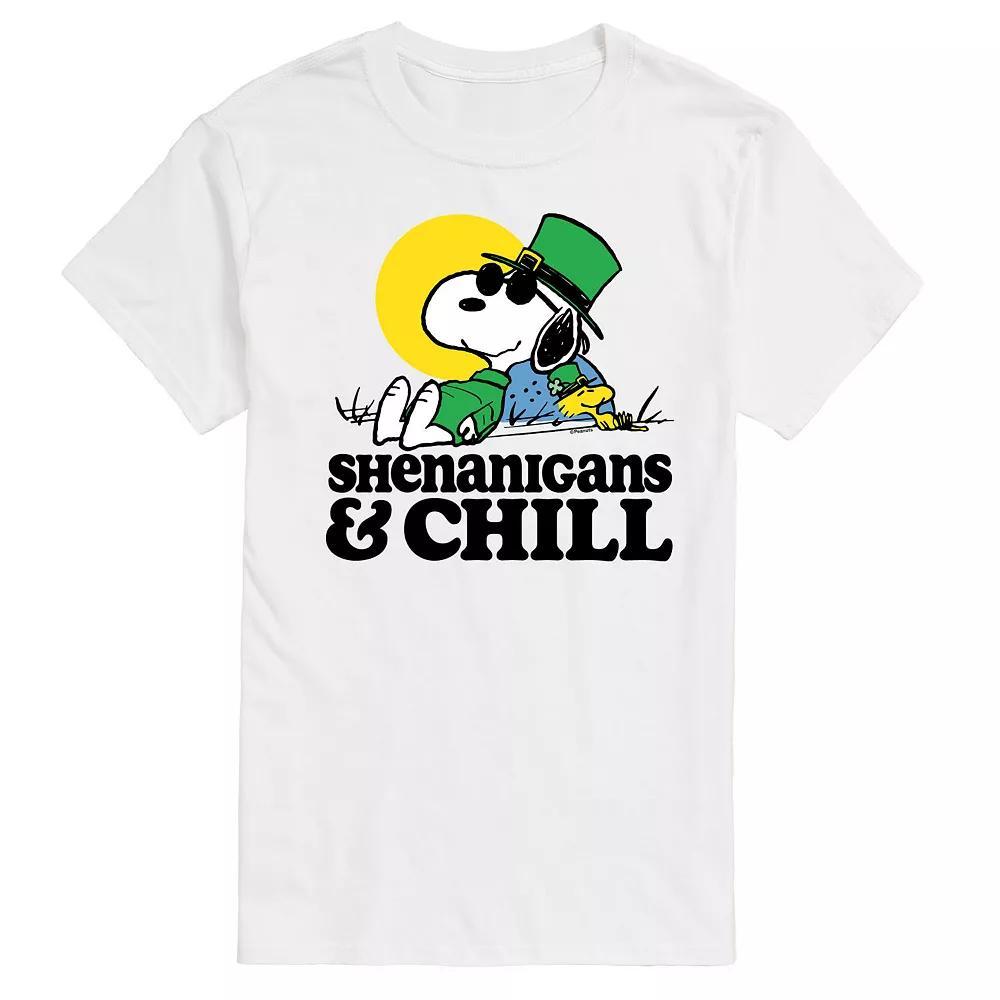 Big & Tall Peanuts Snoopy Shenanigans & Chill Graphic Tee, Men's,  Product Image