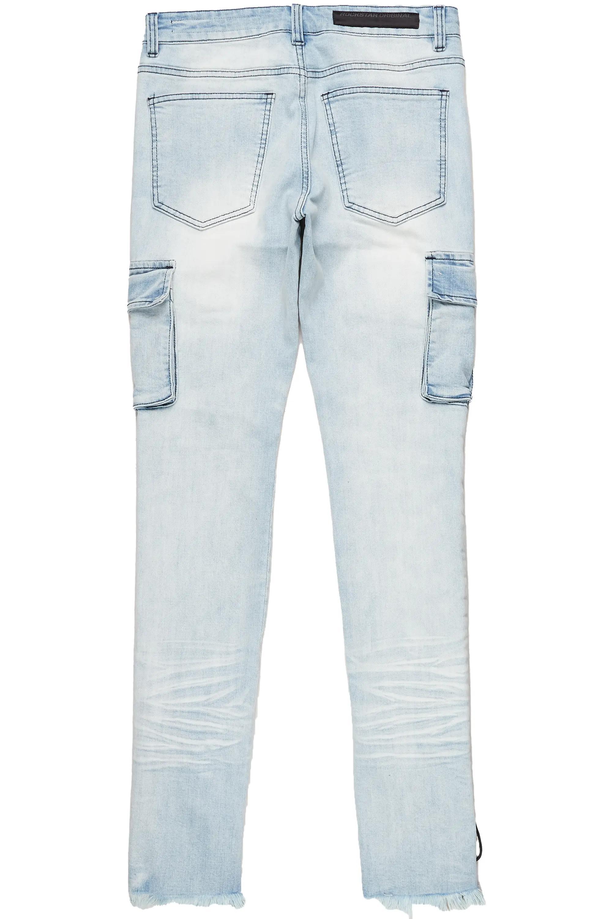 Honor Blue Stacked Flare Jean Male Product Image