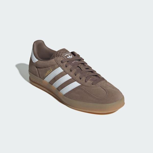 adidas Gazelle Indoor Shoes Olive Strata M 14 / W 15 Unisex Product Image