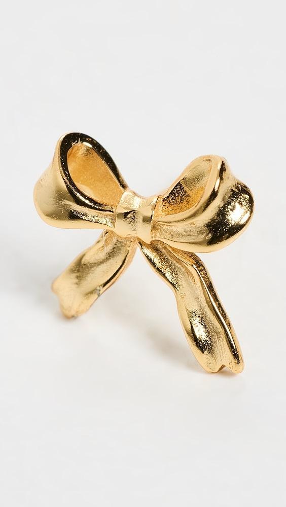 SHASHI Charlotte's Bow Mini Stud Earrings | Shopbop Product Image