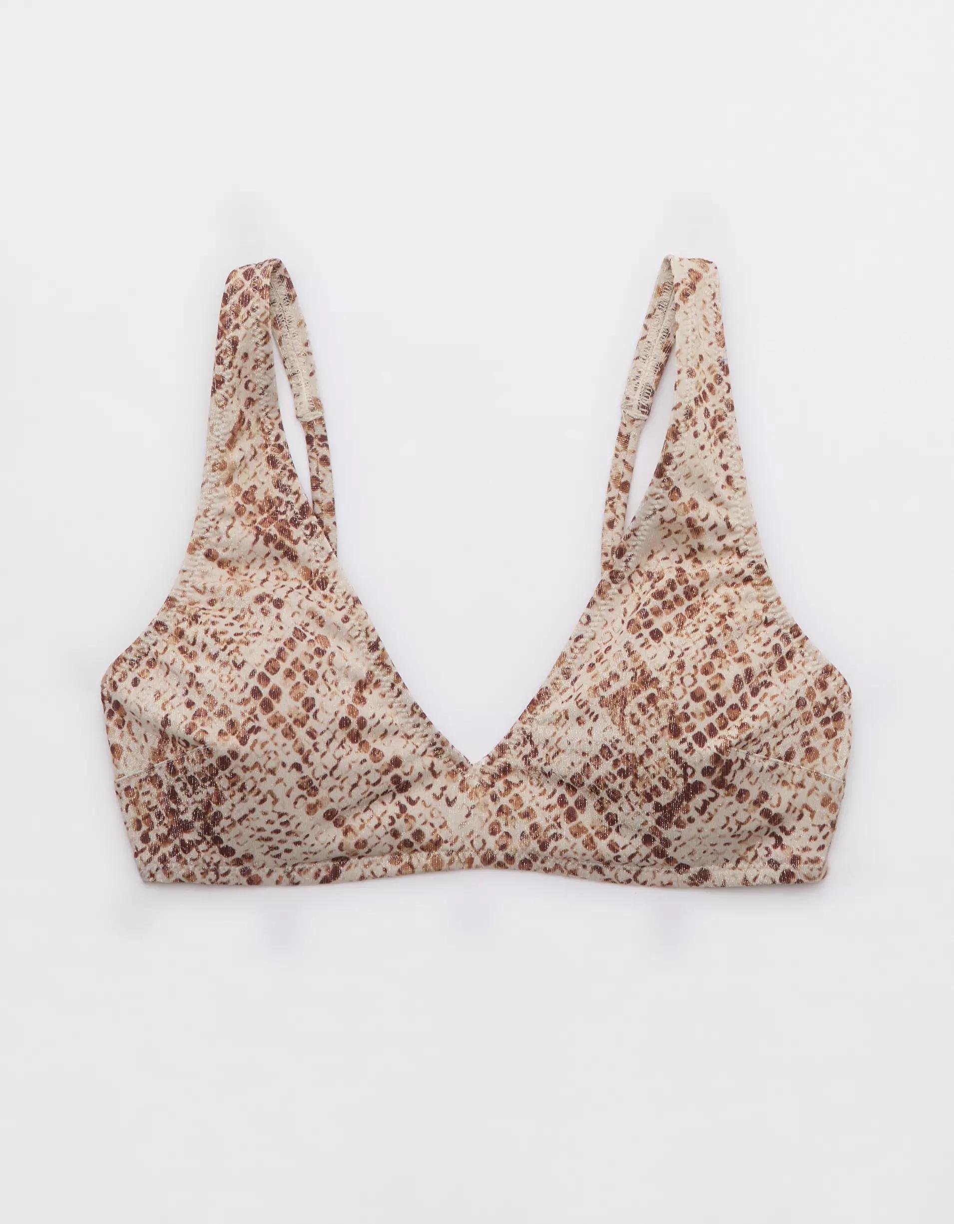 Aerie Sparkle Wide Strap Voop Bikini Top Product Image