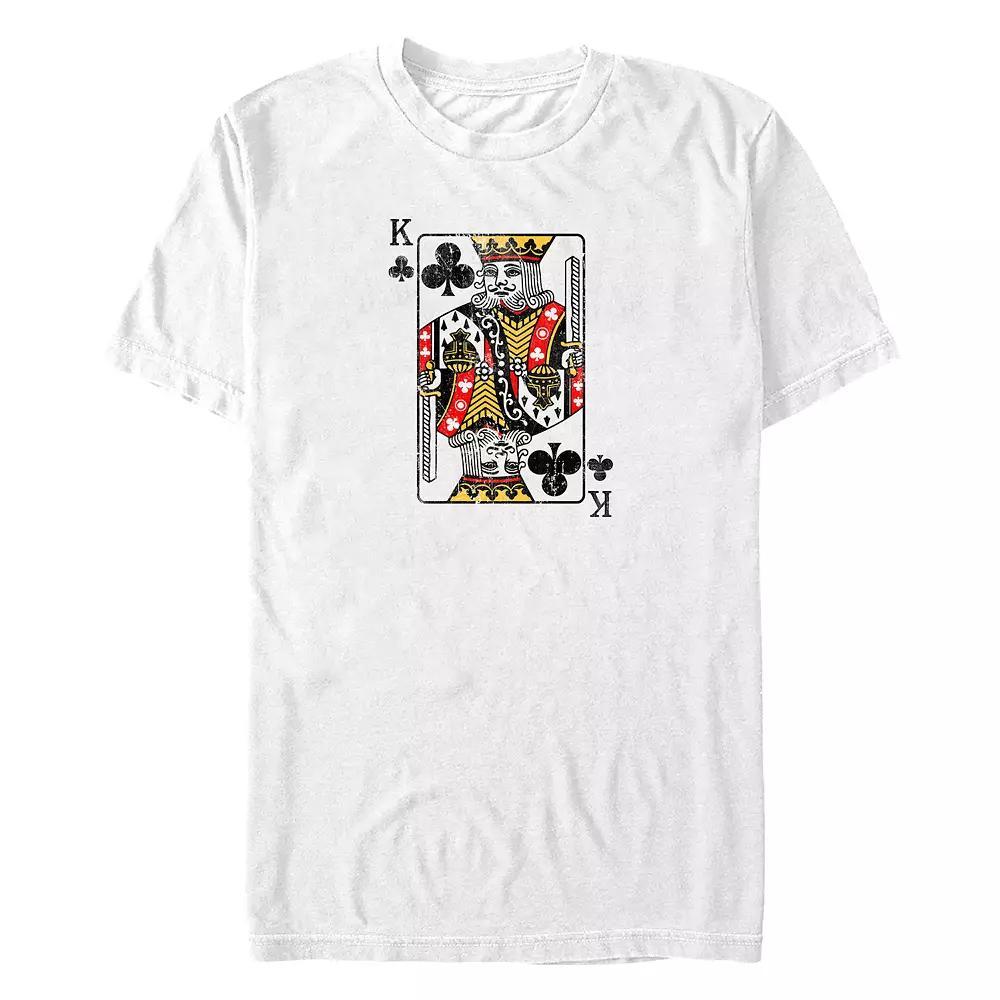 Big & Tall King Of Clubs Card Graphic Tee, Men's,  Product Image