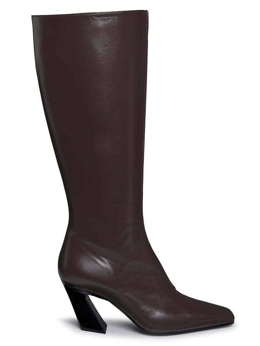 Womens Lewis 75MM Leather Knee-High Boots Product Image