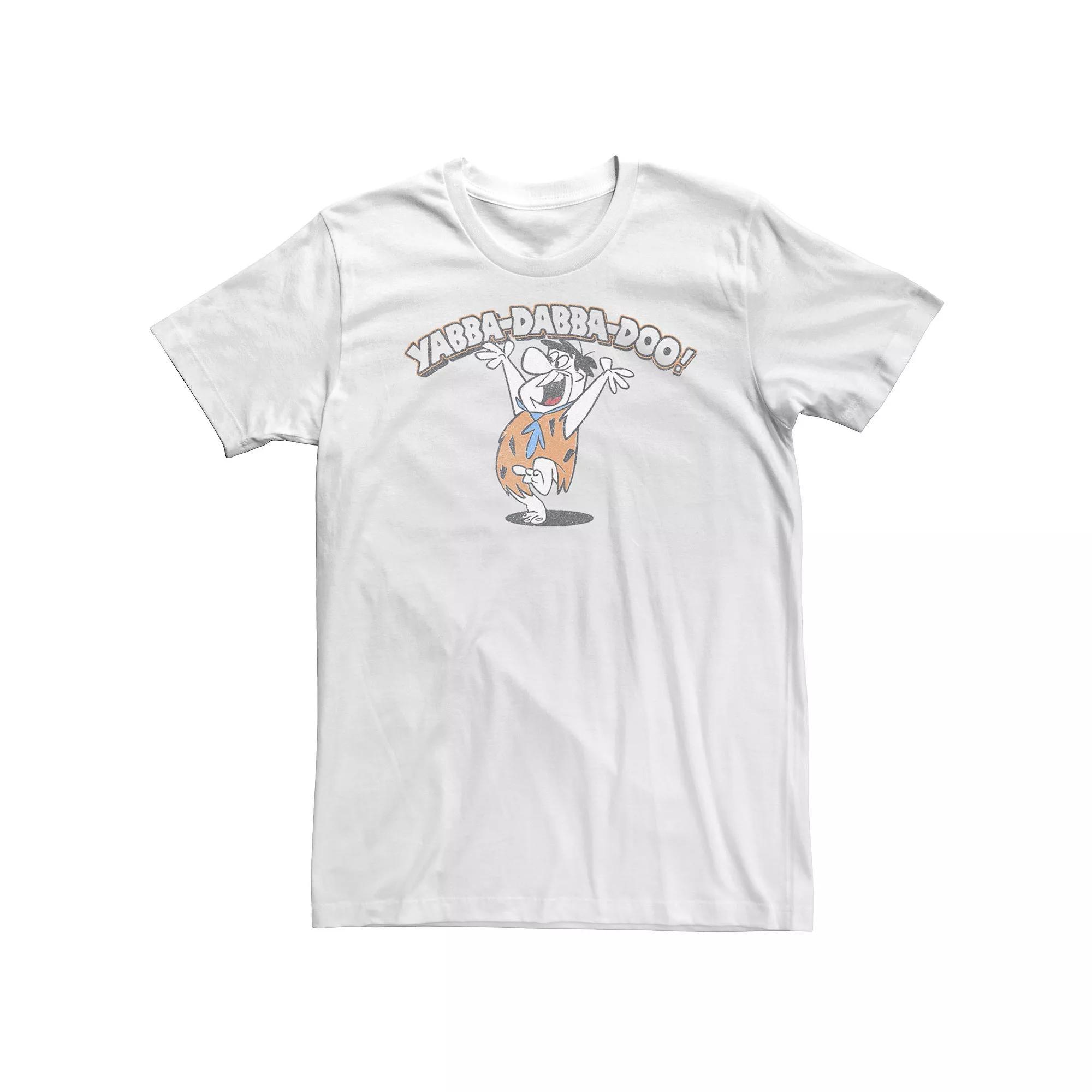 Big & Tall The Flintstones Yabba-Dabba-Doo! Tee, Men's,  Product Image