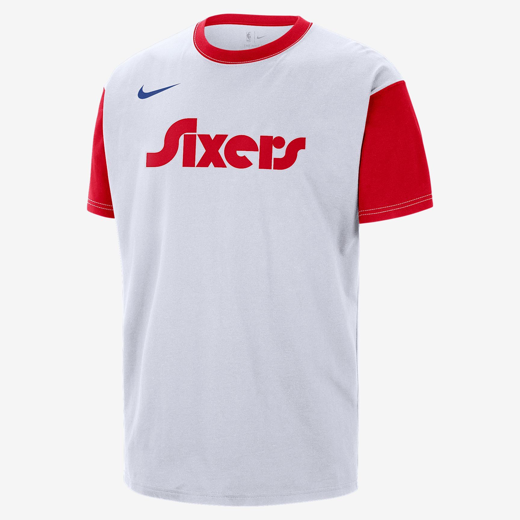 Philadelphia 76ers Courtside City Edition Men's Nike NBA T-Shirt Product Image