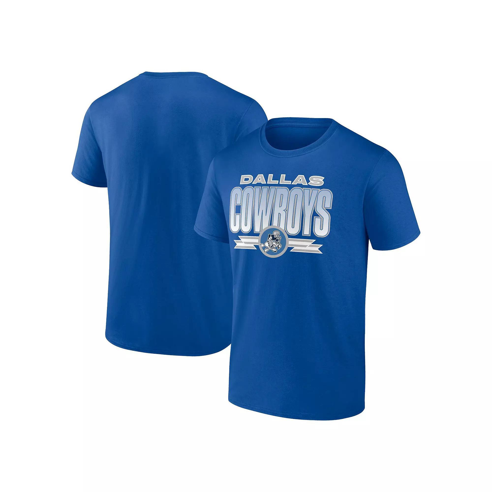 Men's Fanatics Royal Dallas Cowboys Fading Out T-Shirt, Size: 2XL, Blue Product Image