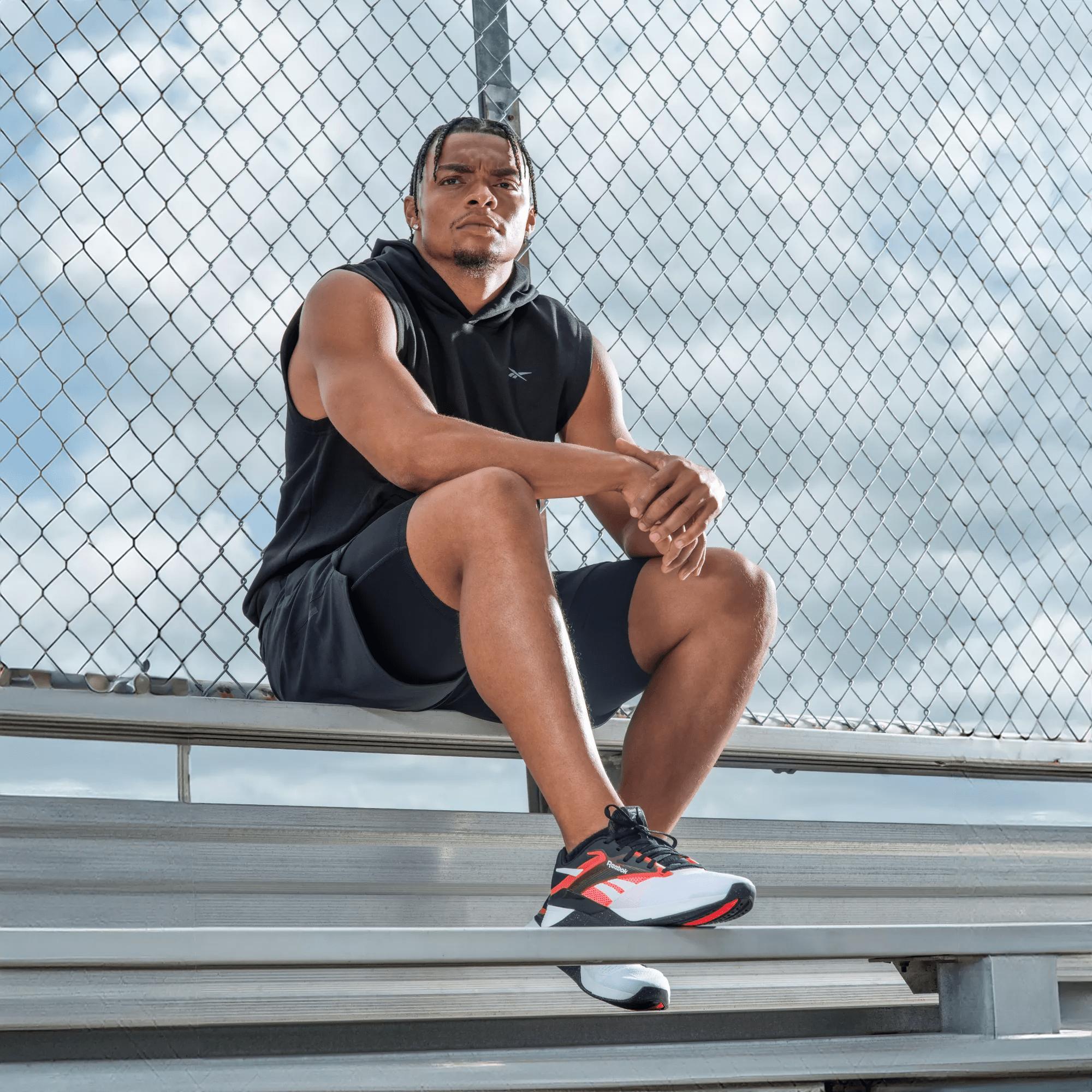 Men's Strength Sleeveless Hoodie Male Product Image