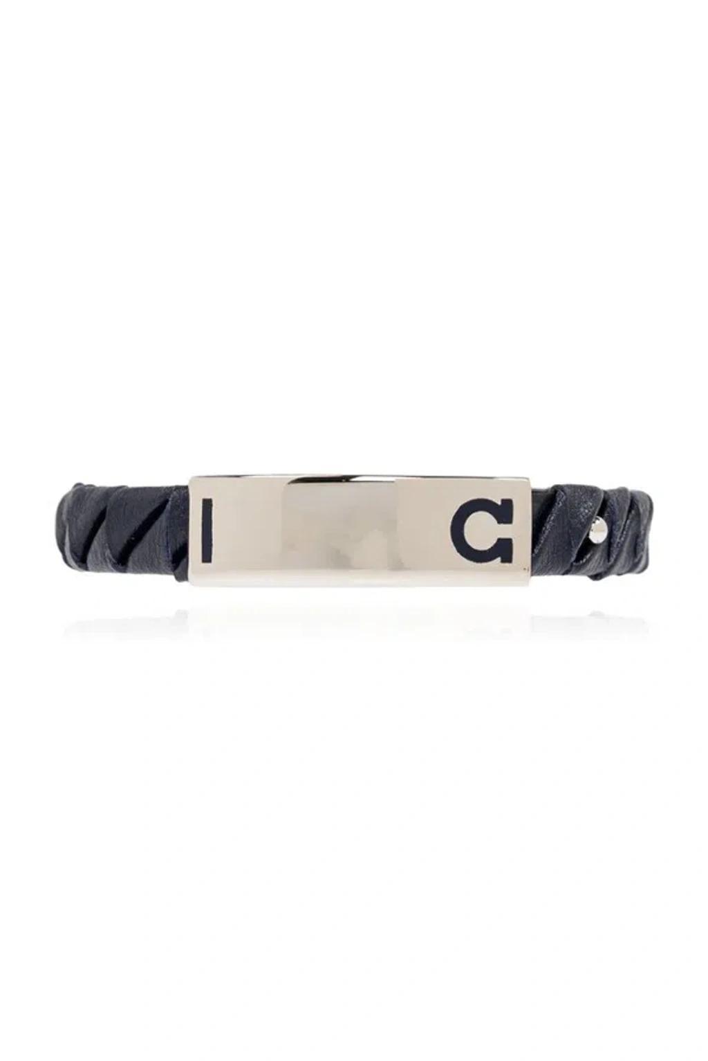 FERRAGAMO Gancini Bracelet In Blue Product Image