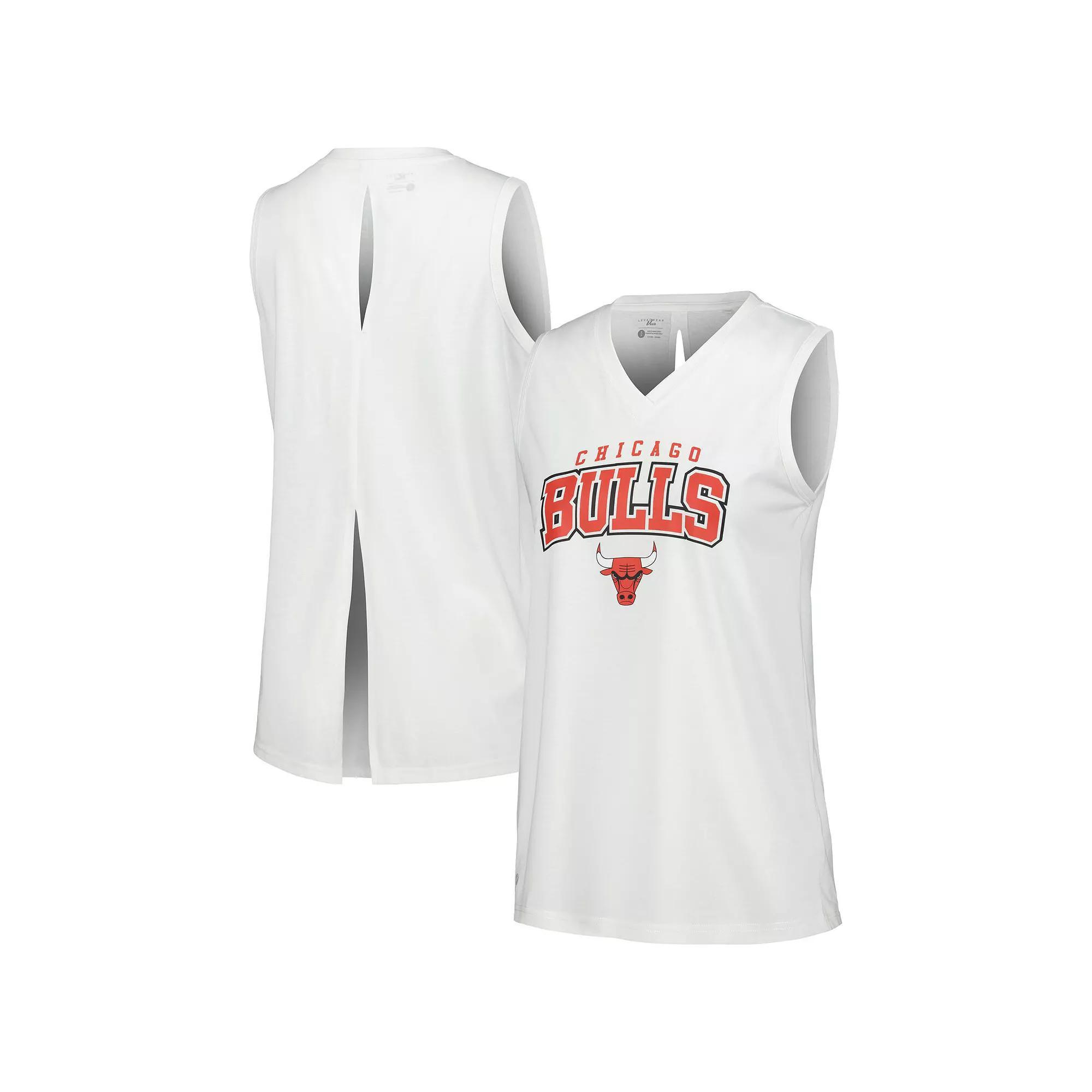 Womens Levelwear Chicago Bulls Paisley Peekaboo Tank Top Product Image