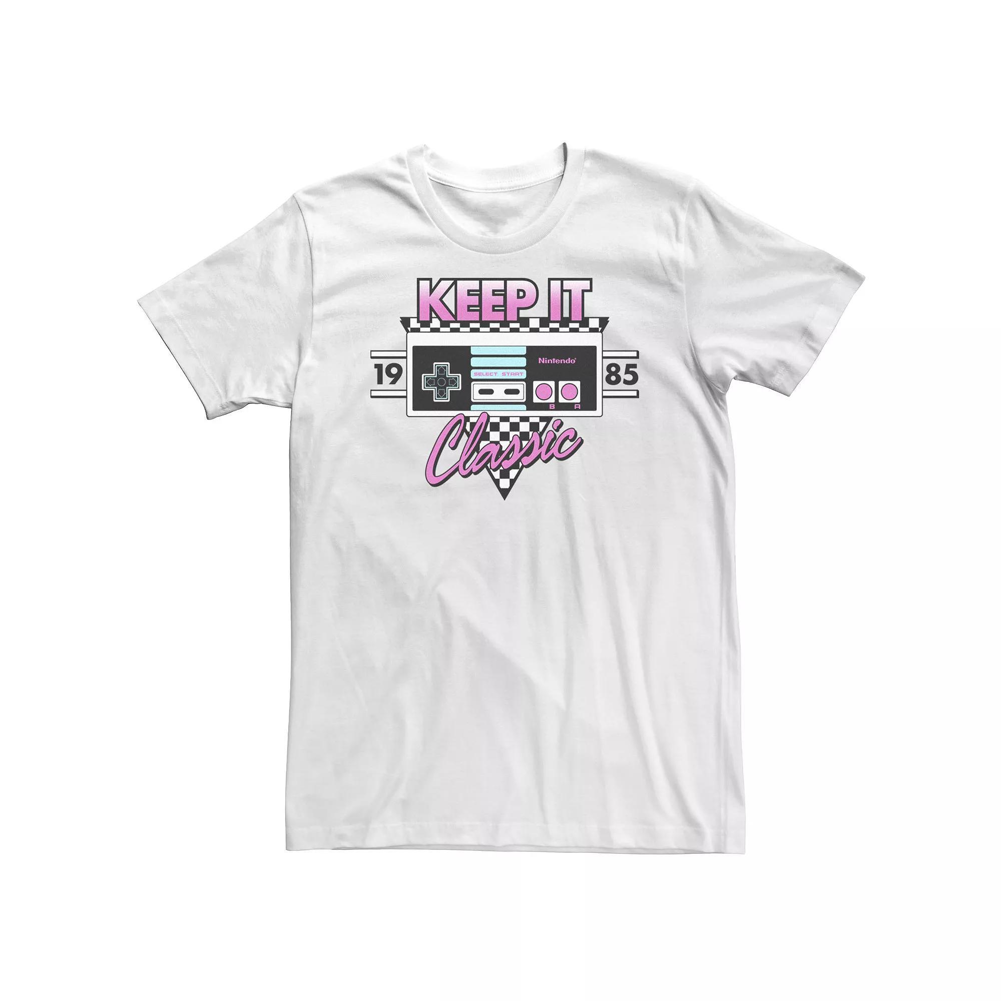 Big & Tall Nintendo 1985 Classic NES Controller Tee, Men's,  Product Image