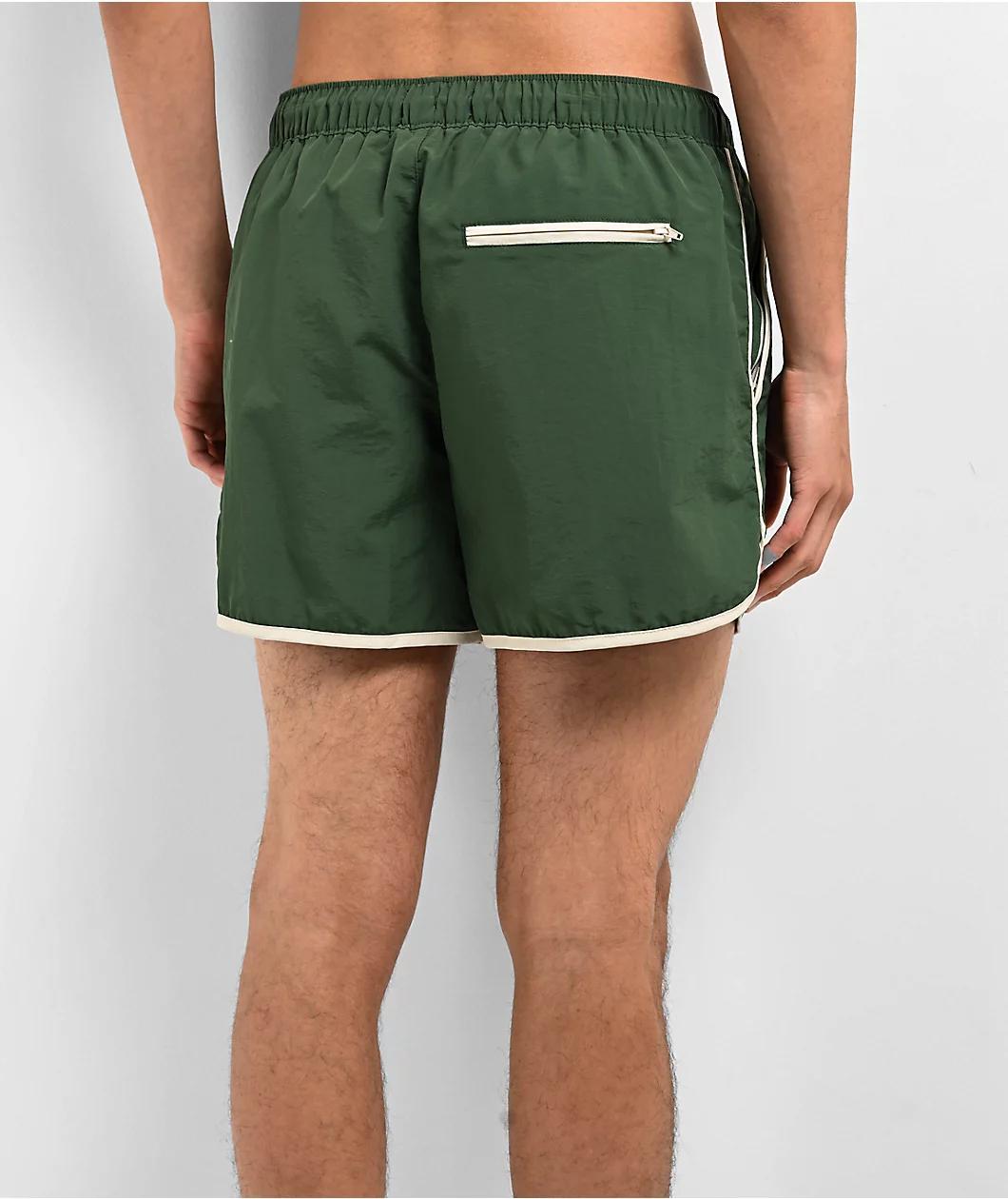 Empyre Carb Dark Green Board Shorts Product Image