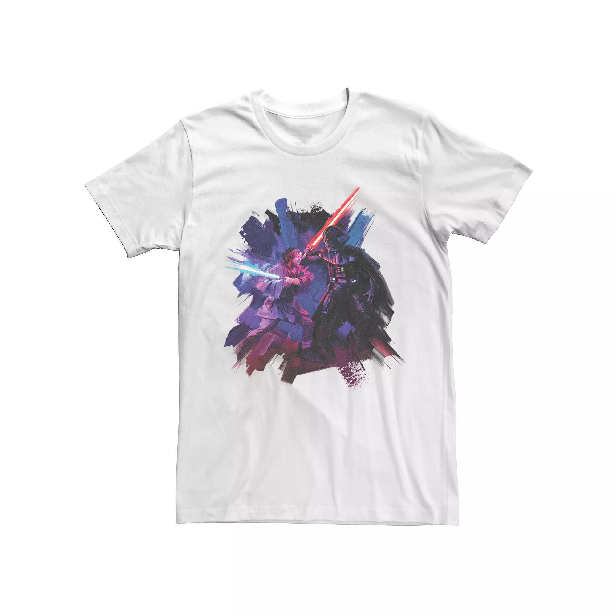 Men's Obi-Wan Kenobi Darth Vader VS Obi-Wan Fight Tee,  Product Image