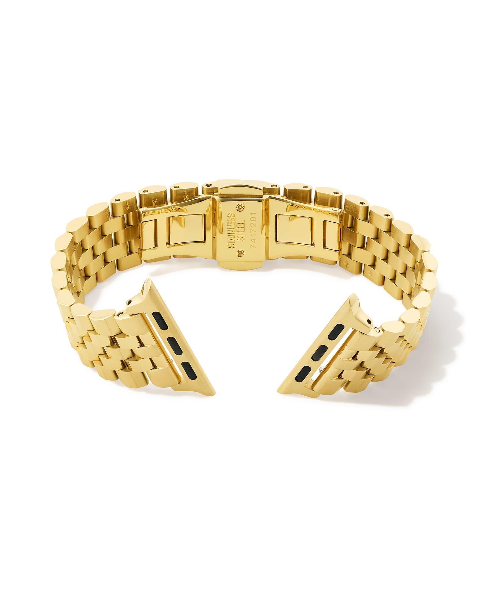 Alex 5 Link Watch Band in Gold Mix Stainless Steel Product Image