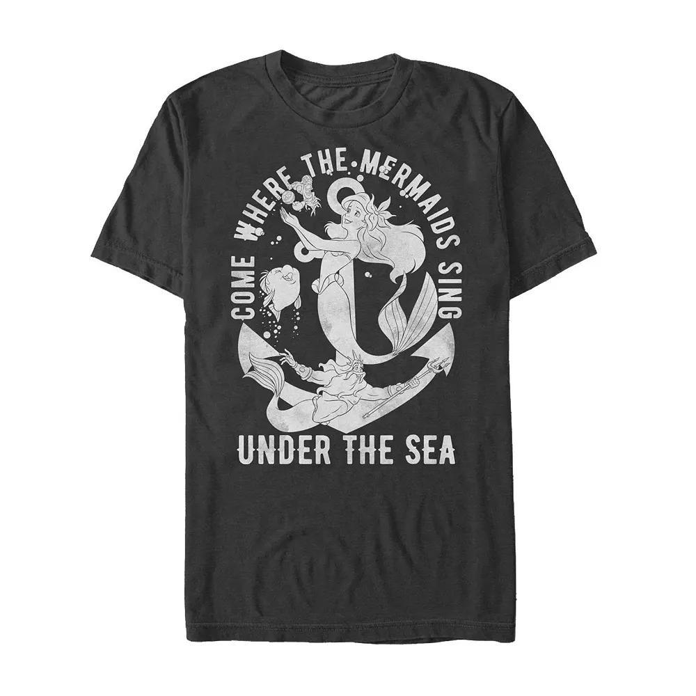 Men's Disney's The Little Mermaid Hip Mermaid Tee,  Product Image