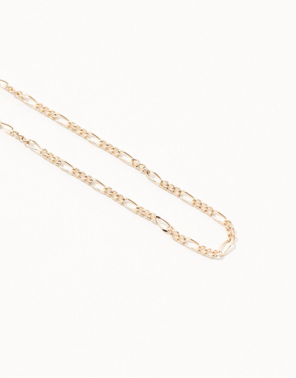 Icon Brand gallery chain necklace in gold Product Image