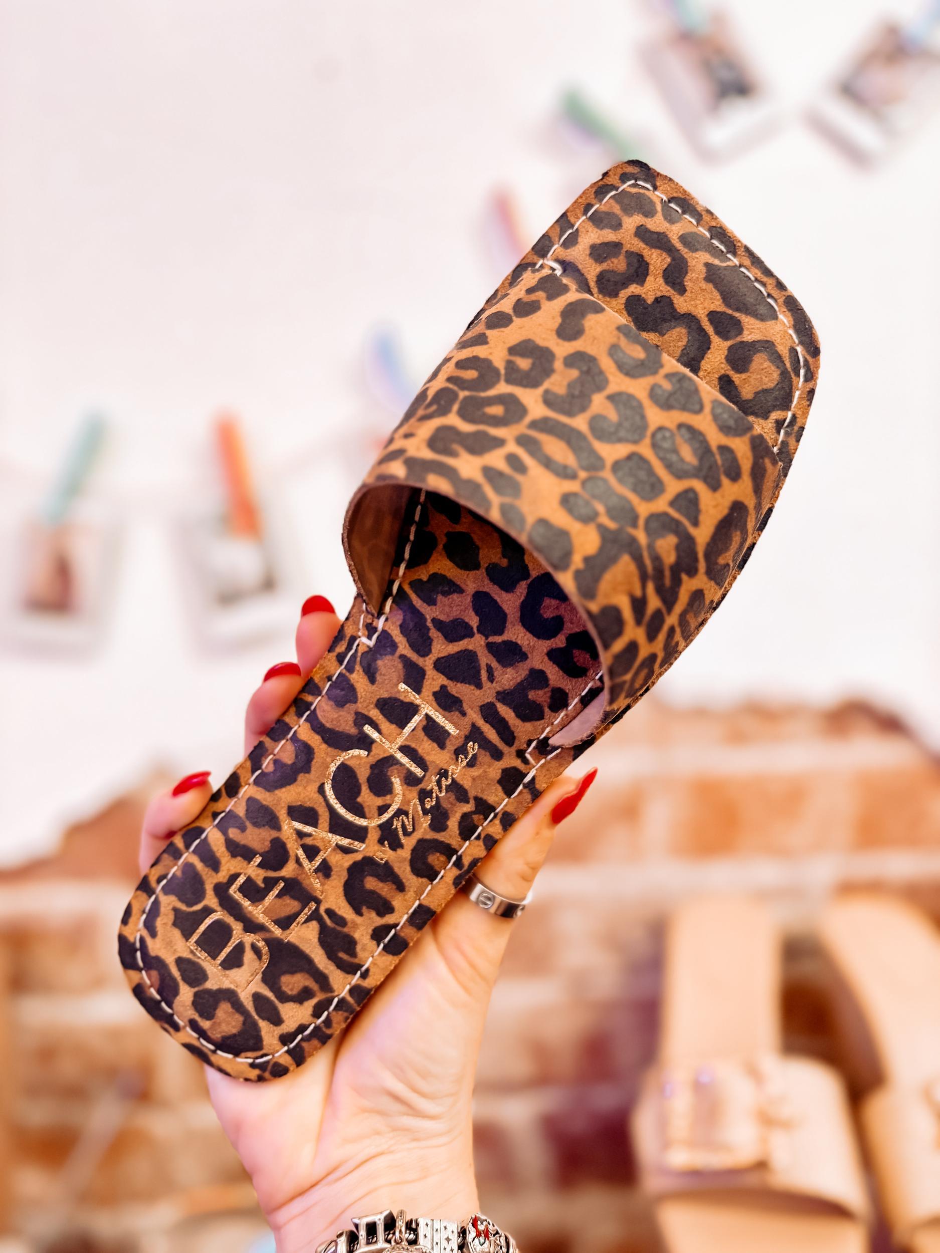 Bali Leopard Sandals Product Image
