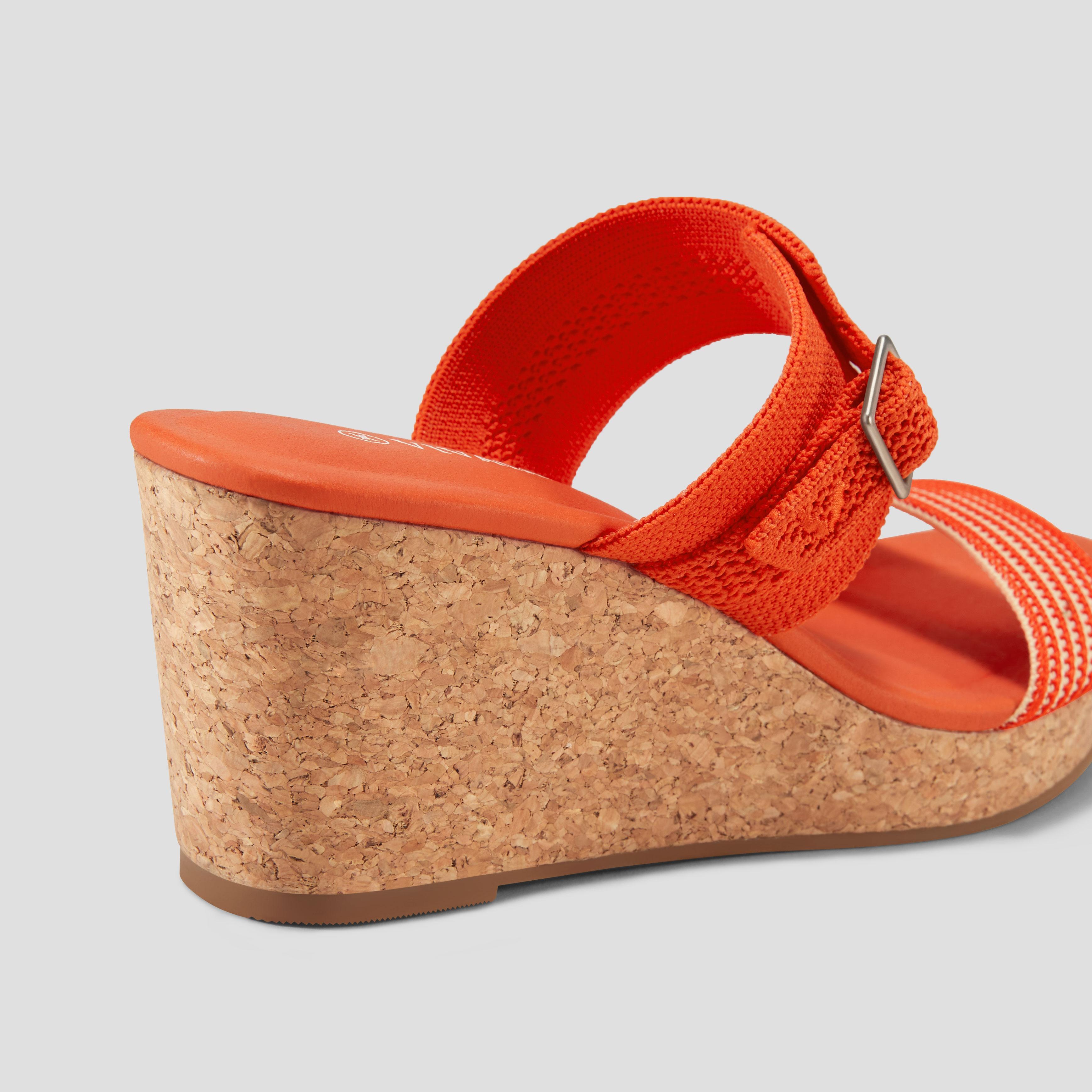 Adjustable Strap Wedge Sandals (Sammy) Product Image