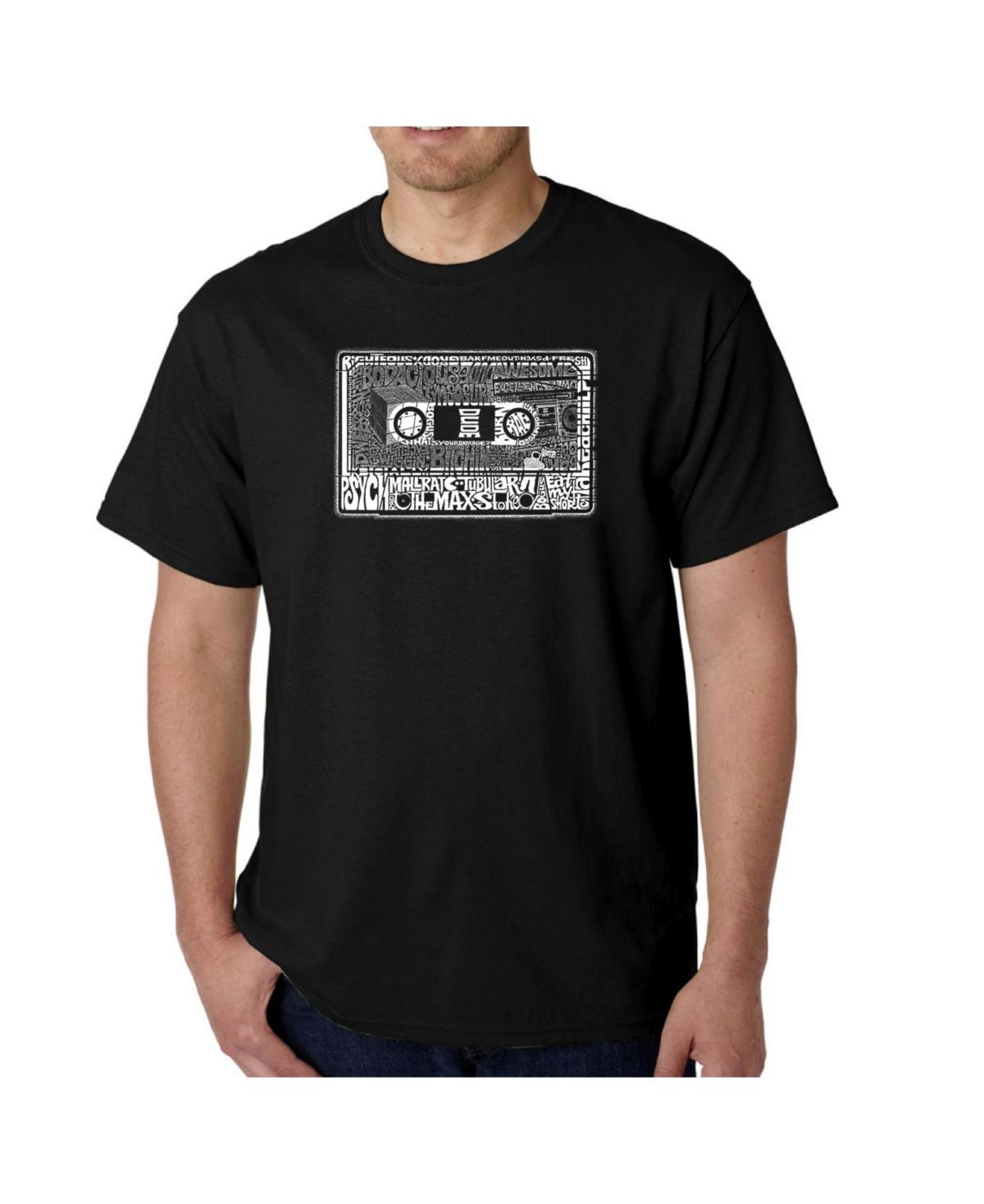 La Pop Art Mens Word Art T-Shirt - The 80s Product Image