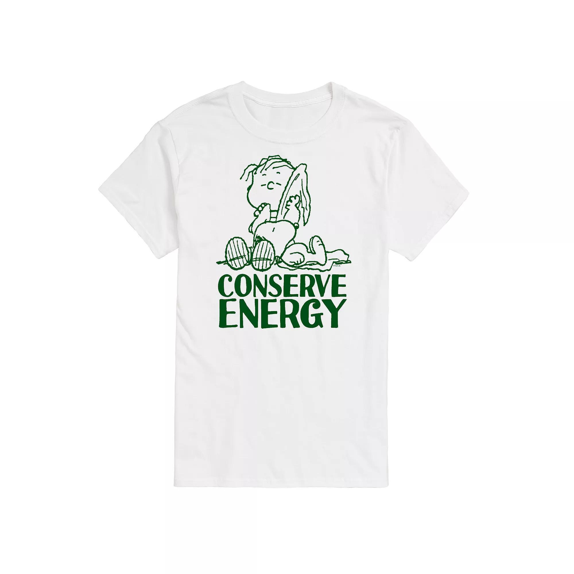Men's Peanuts Conserve Energy Tee,  Product Image