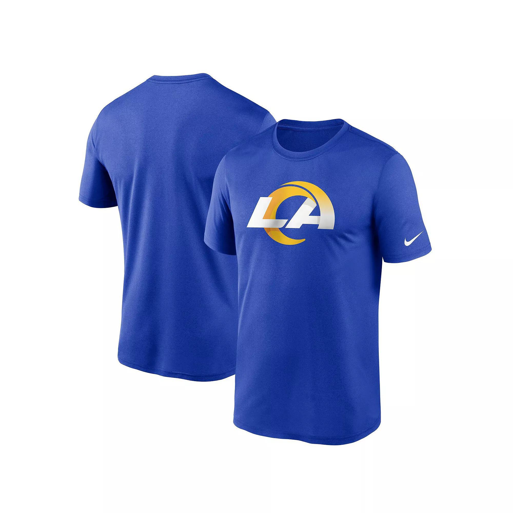 Mens Nike Royal Los Angeles Rams Logo Essential Legend Performance T-Shirt Product Image