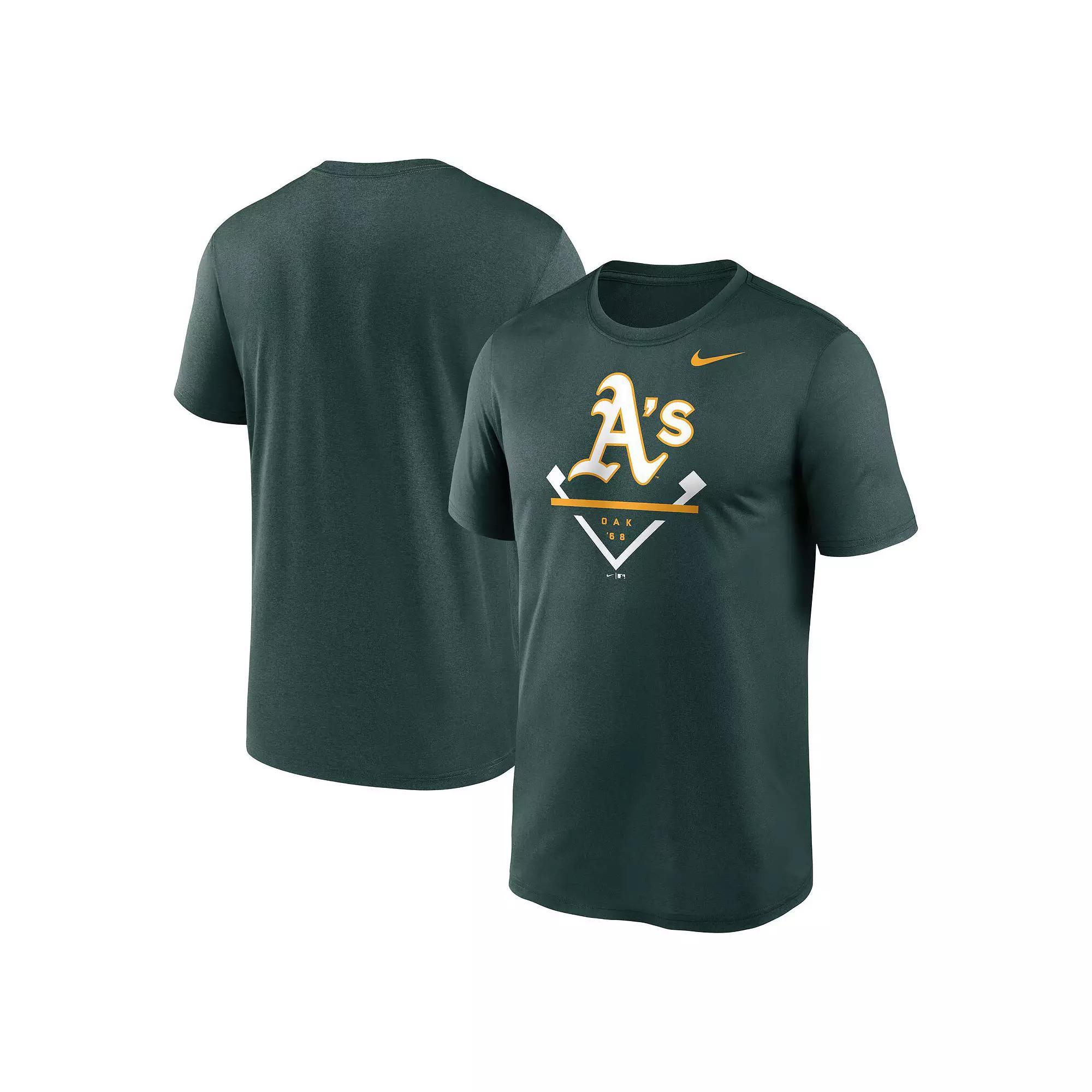 Men's Nike Green Oakland Athletics Icon Legend Performance T-Shirt,  Product Image