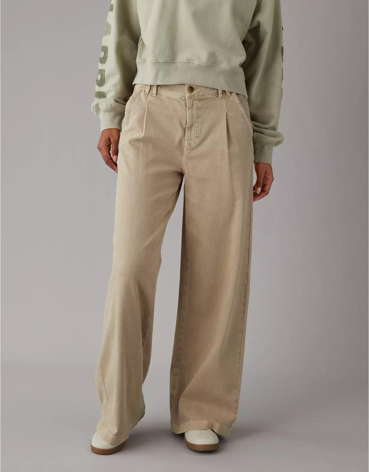 AE Dreamy Drape Stretch Poppy Trouser Product Image