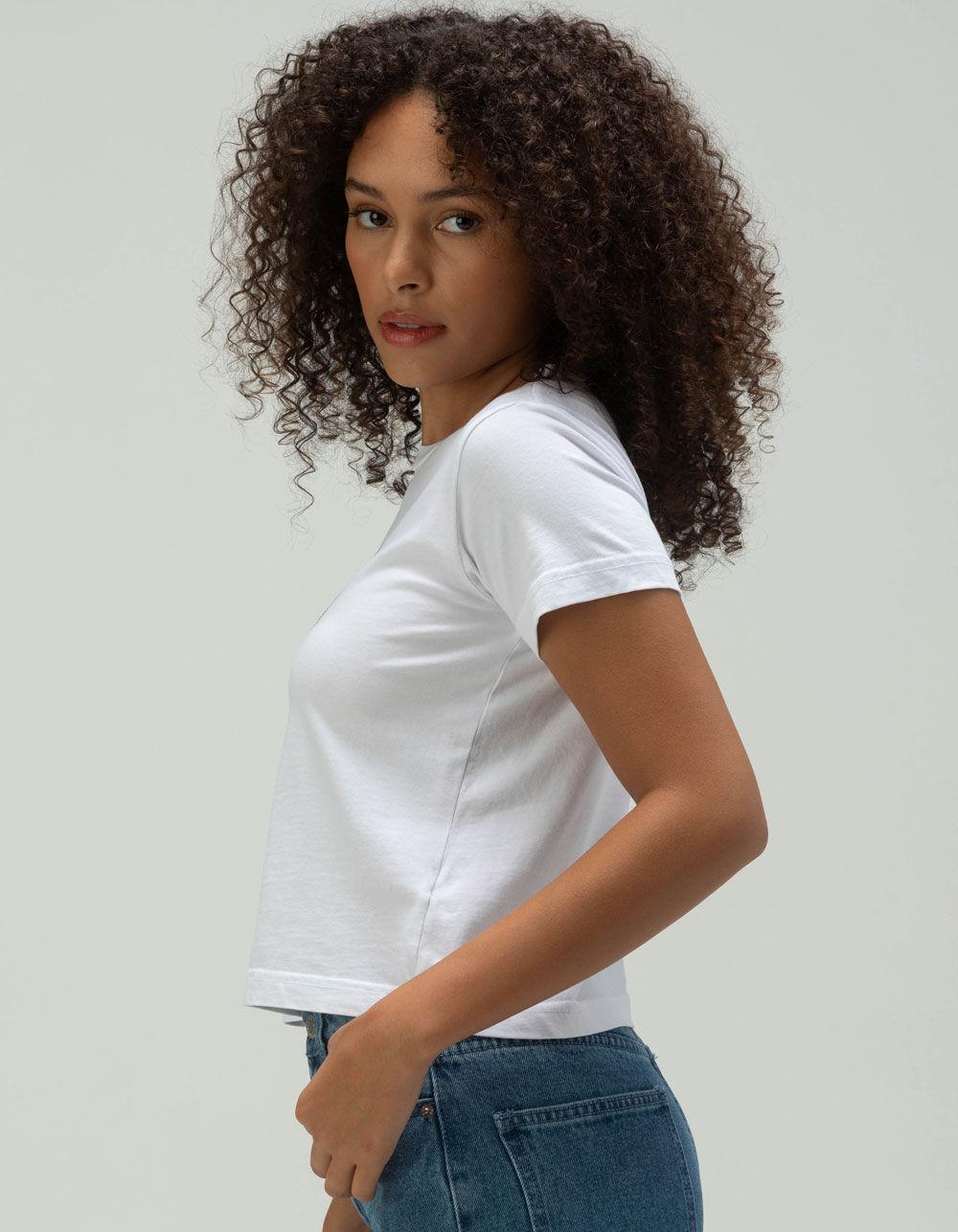 OBEY T.V. Relaxed Womens Tee - WHITE Product Image