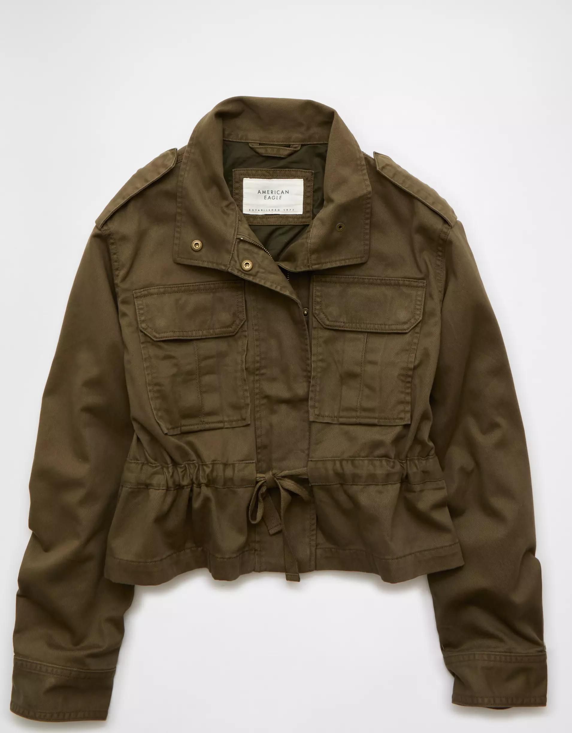 AE Peplum Military Jacket Product Image