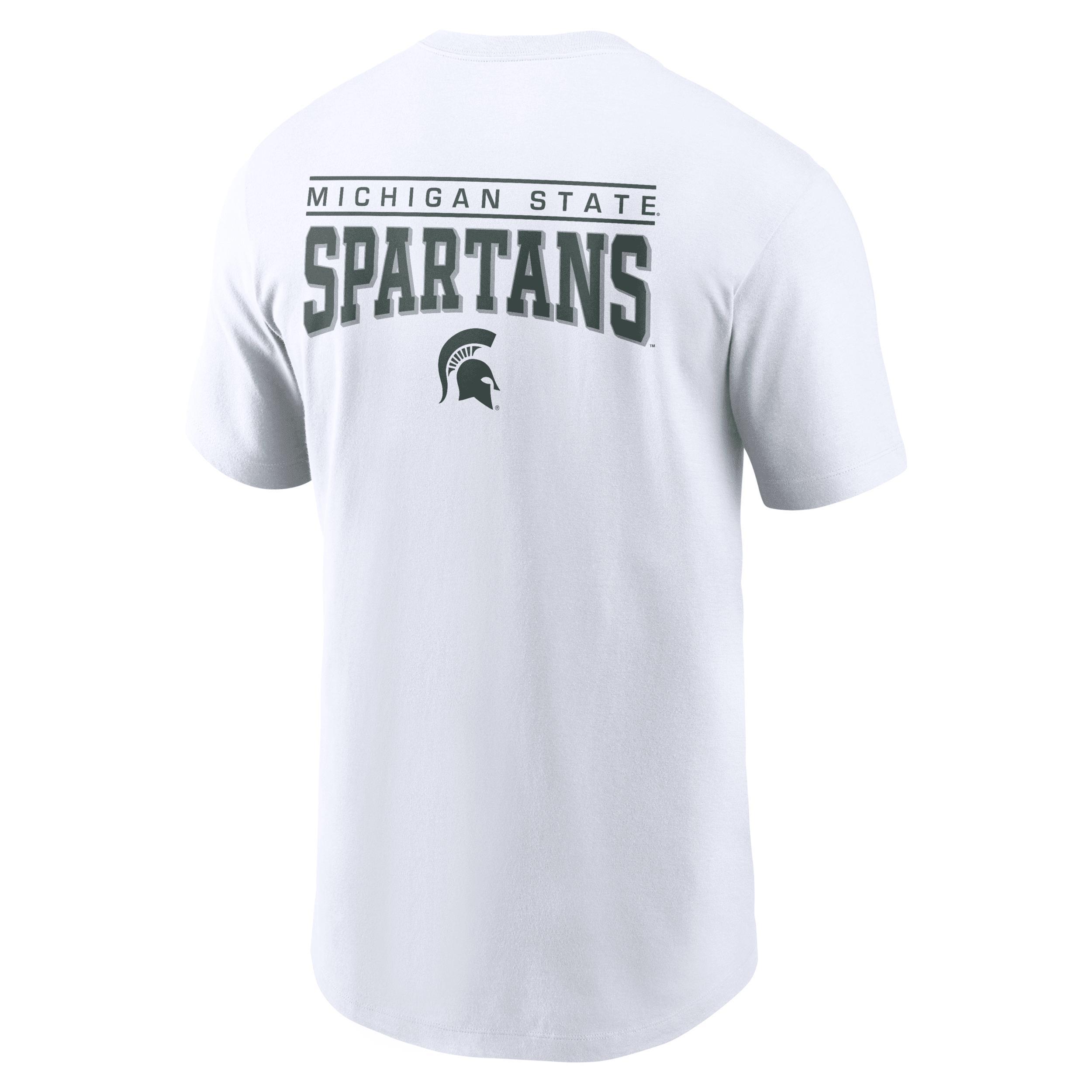Michigan State Spartans Nike Mens College T-Shirt | N19910AMST-8V3 Product Image