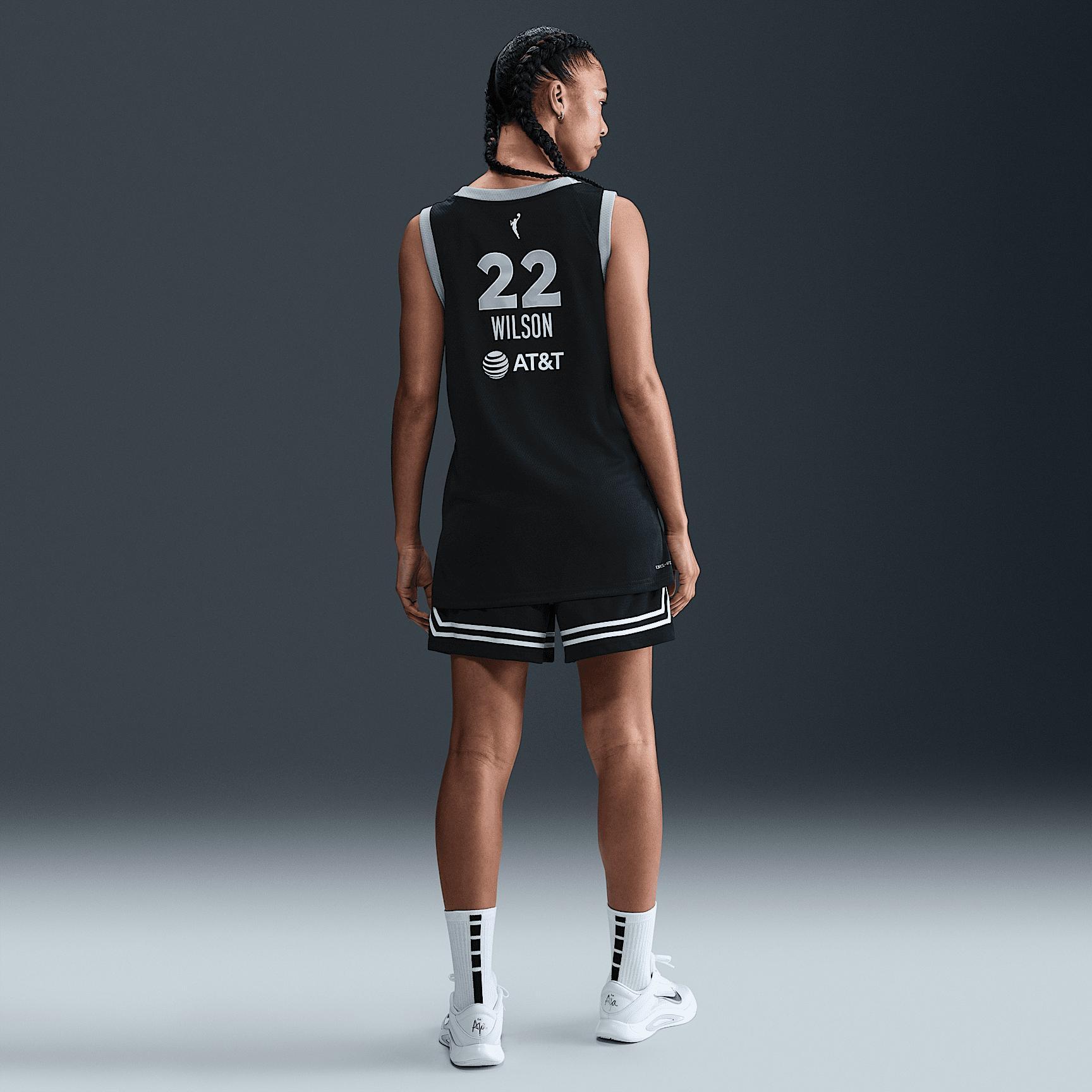 Aja Wilson Las Vegas Aces Nike Womens Dri-FIT WNBA Victory Jersey | HF0996-010 Product Image