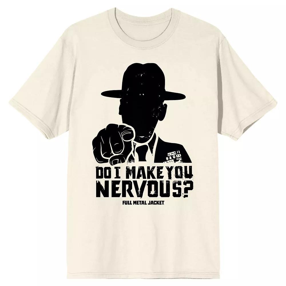 Men's Full Metal Jacket Do I Make You Nervous Graphic Tee,  Product Image